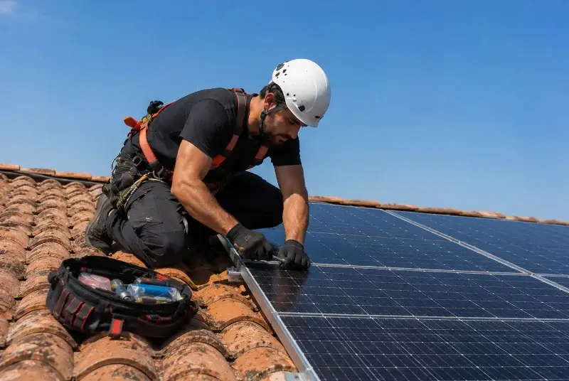 Maintenance et monitoring de panneaux solaires à Villiers-en-Bois